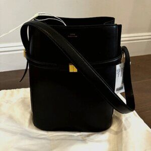 Toteme Belted Leather Bucket Bag